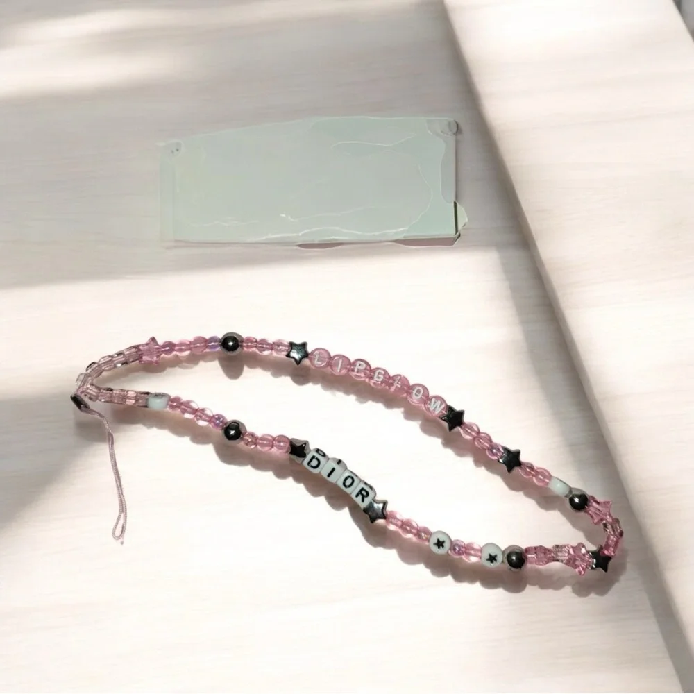 CHRISTIAN DIOR Bundle - DIOR Phone Charm AND Addict Lip Glow 015 Cherry